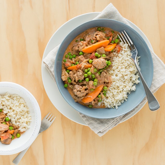 Creamy Chicken Tikka Masala with Brown Rice