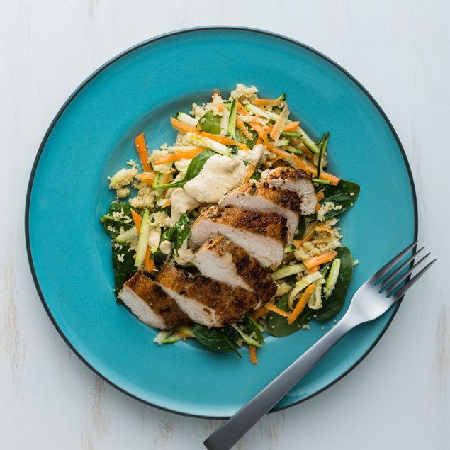 Moroccan Chicken with Couscous Salad