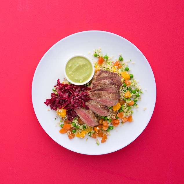 Beef and Green Goddess Dressing