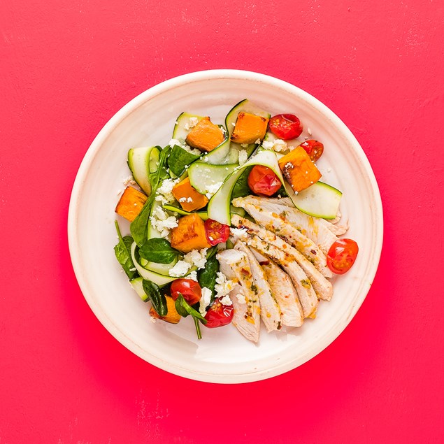 Baked Lemon Chicken and Cherry Tomatoes