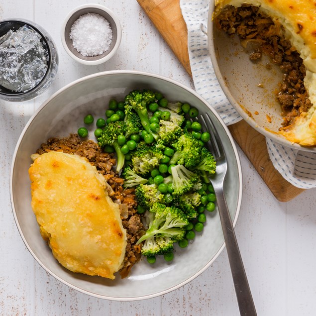 Beef Cottage Pie with Greens