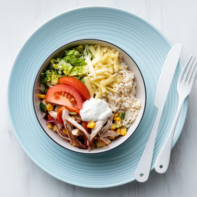 Mexican Chicken Rice Bowls
