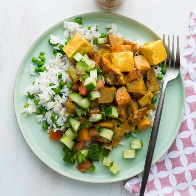 Haloumi & Kumara Korma