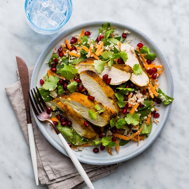 Moroccan Chicken & Carrot Salad