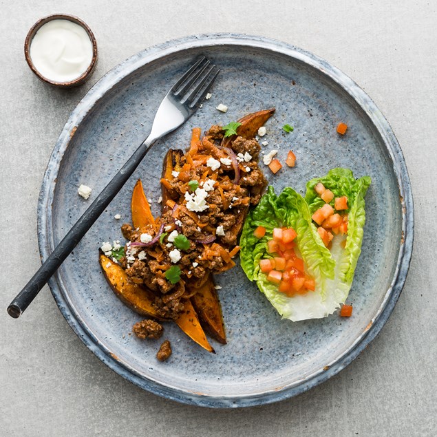 Mexican Beef Loaded Wedges