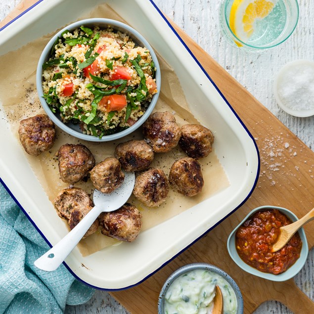 Lamb Meatballs with Kasundi Couscous