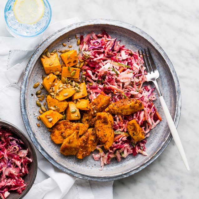 Peri Peri Lemon Chicken with Smoky Slaw & Super Seeds