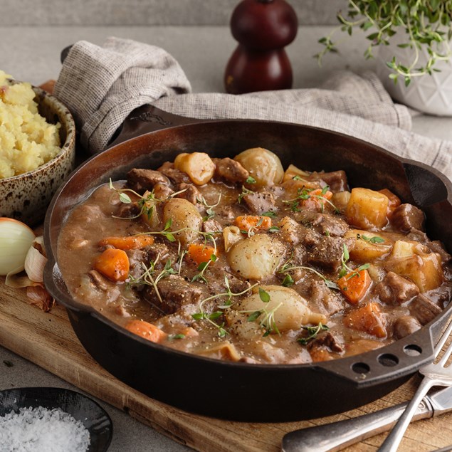 French Beef Stew with Kumara Mash