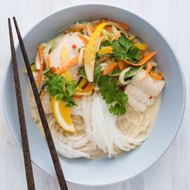 Lemony Fish in Coconut Broth