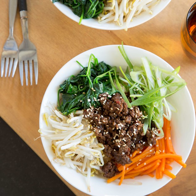 Korean Beef and Shiitake Mushroom Bibimbap