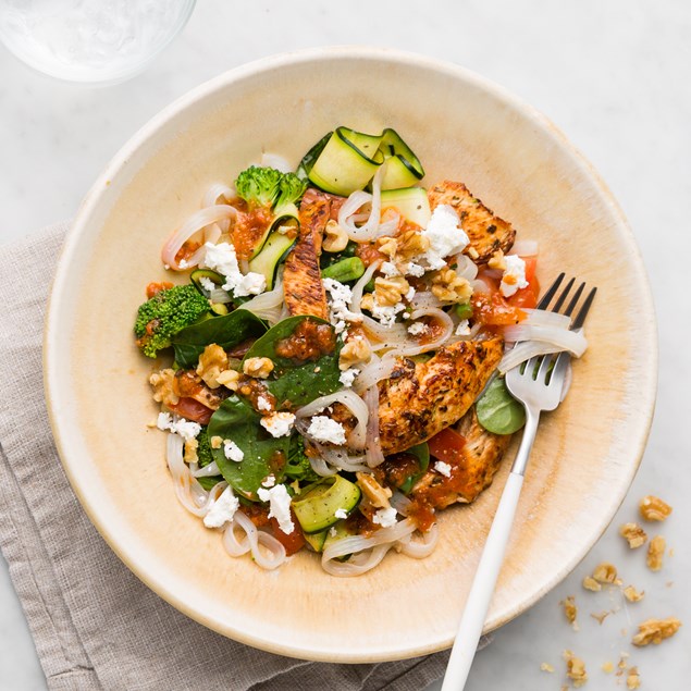 Summer Chicken Pasta Salad