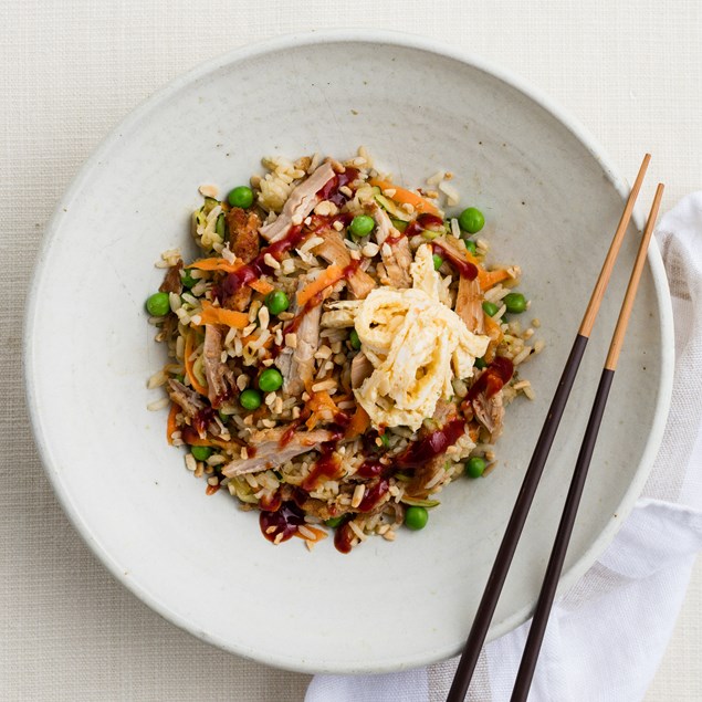Pork Fried Rice with Asian Ketchup
