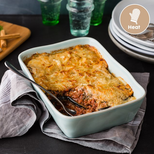 Lamb Moussaka with Salad