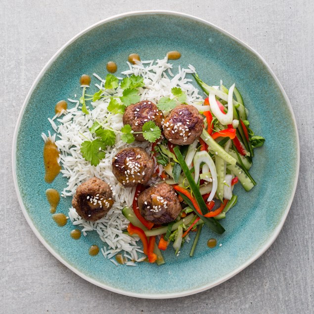 Thai Pork and Beef Meatballs