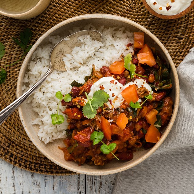 Beef Chilli Con Carne with Rice