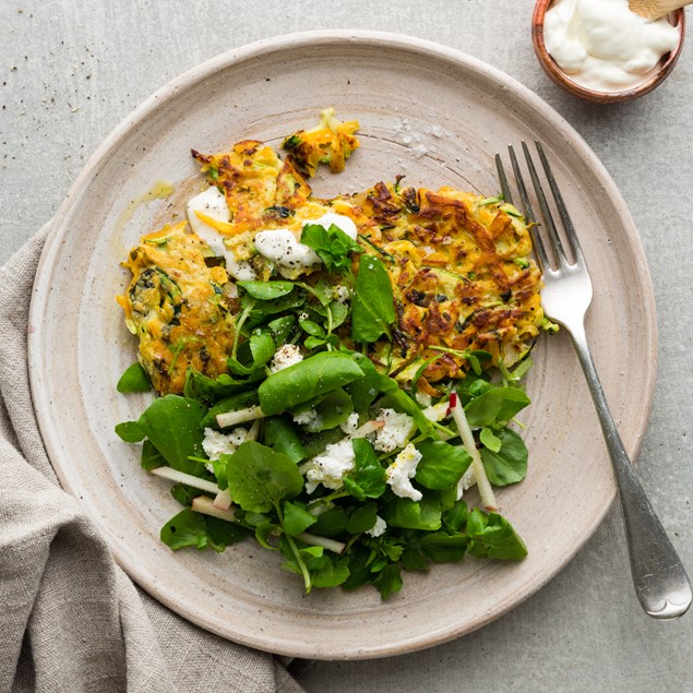 Pumpkin and Wild Kraut Latkes