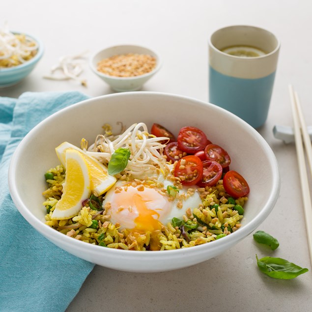 Nasi Goreng with Fried Eggs