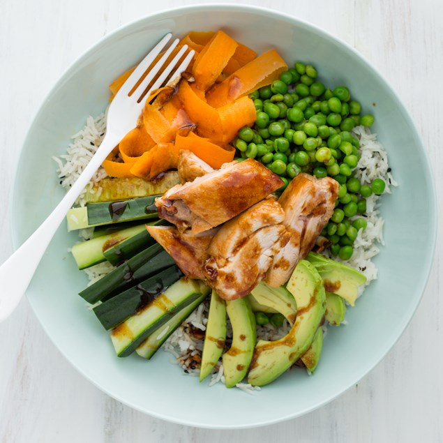 Teriyaki Chicken Bowl with Japanese Mayo