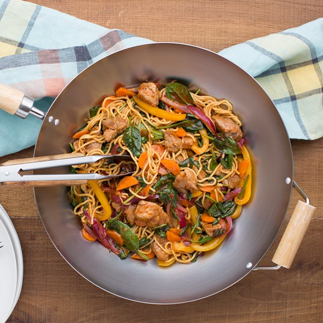 Sweet and Sour Pork with Noodles