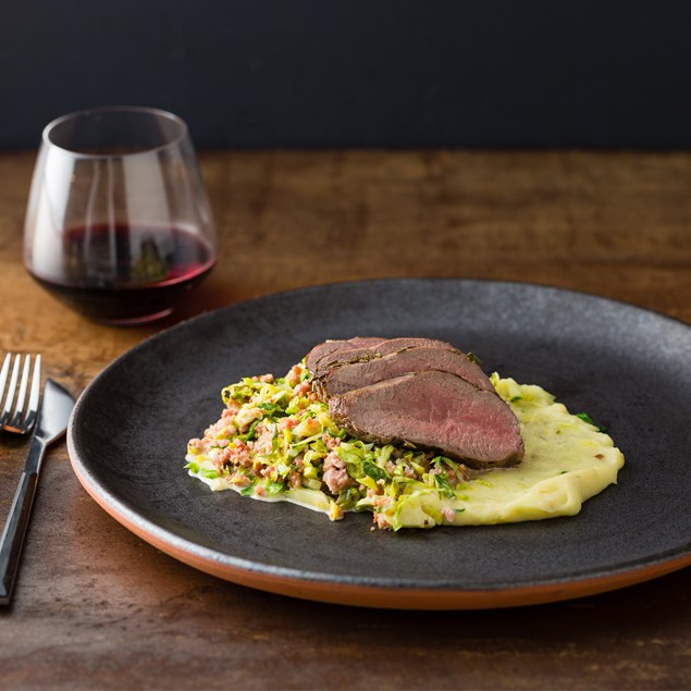 TE MANA LAMB WITH BACON BRUSSELS