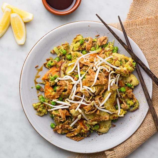Chicken Red Rice Nasi Goreng with Kecap Manis