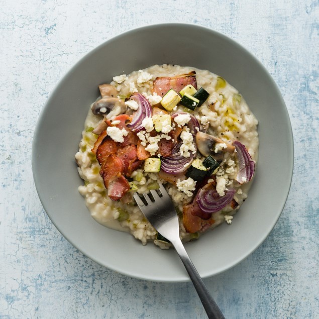 Bacon & Mushroom Risotto 