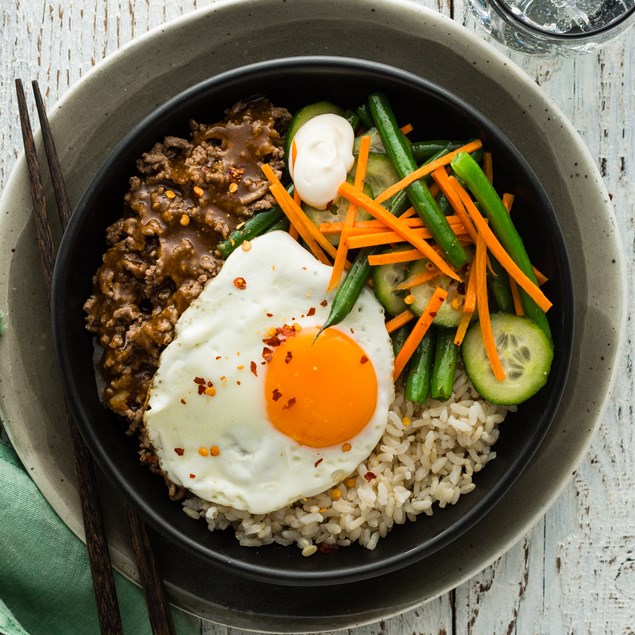 Korean Beef Bibimbap Bowls