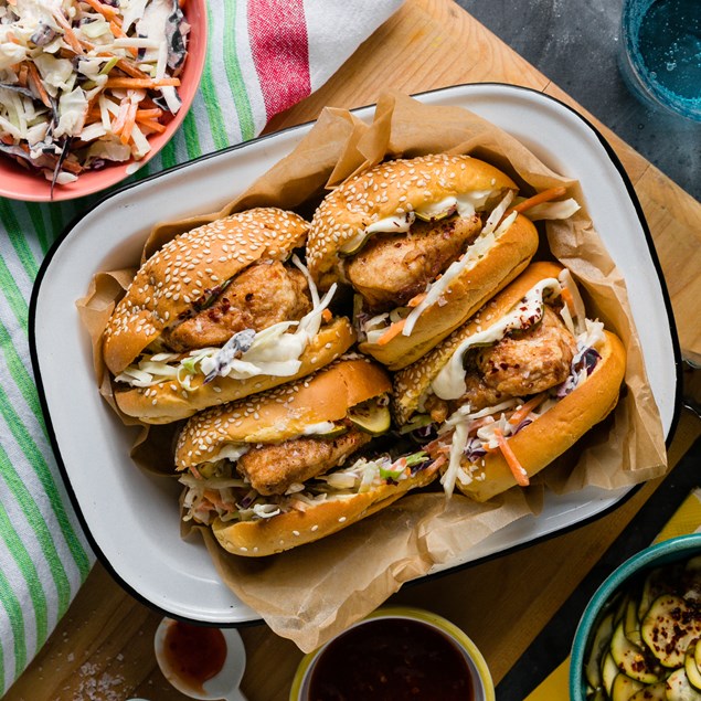 Crispy Chicken Burgers