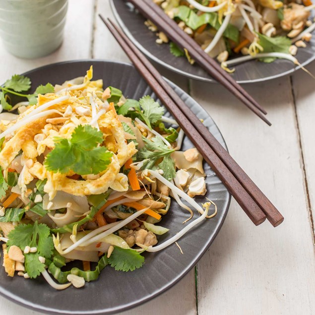 Pork, Egg and Vegetable Pad Thai