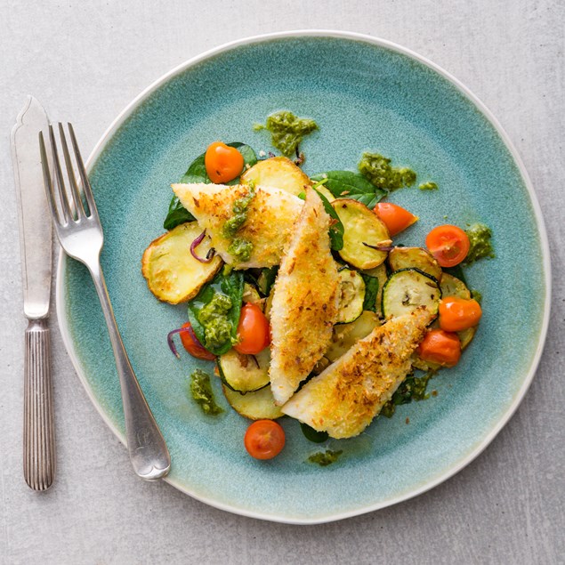 Crunchy Roast Fish with Gremolata